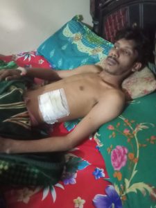 মোহাম্মদ মন্জু মিয়া গুলিবিদ্ধ হয়েছে পথচারী